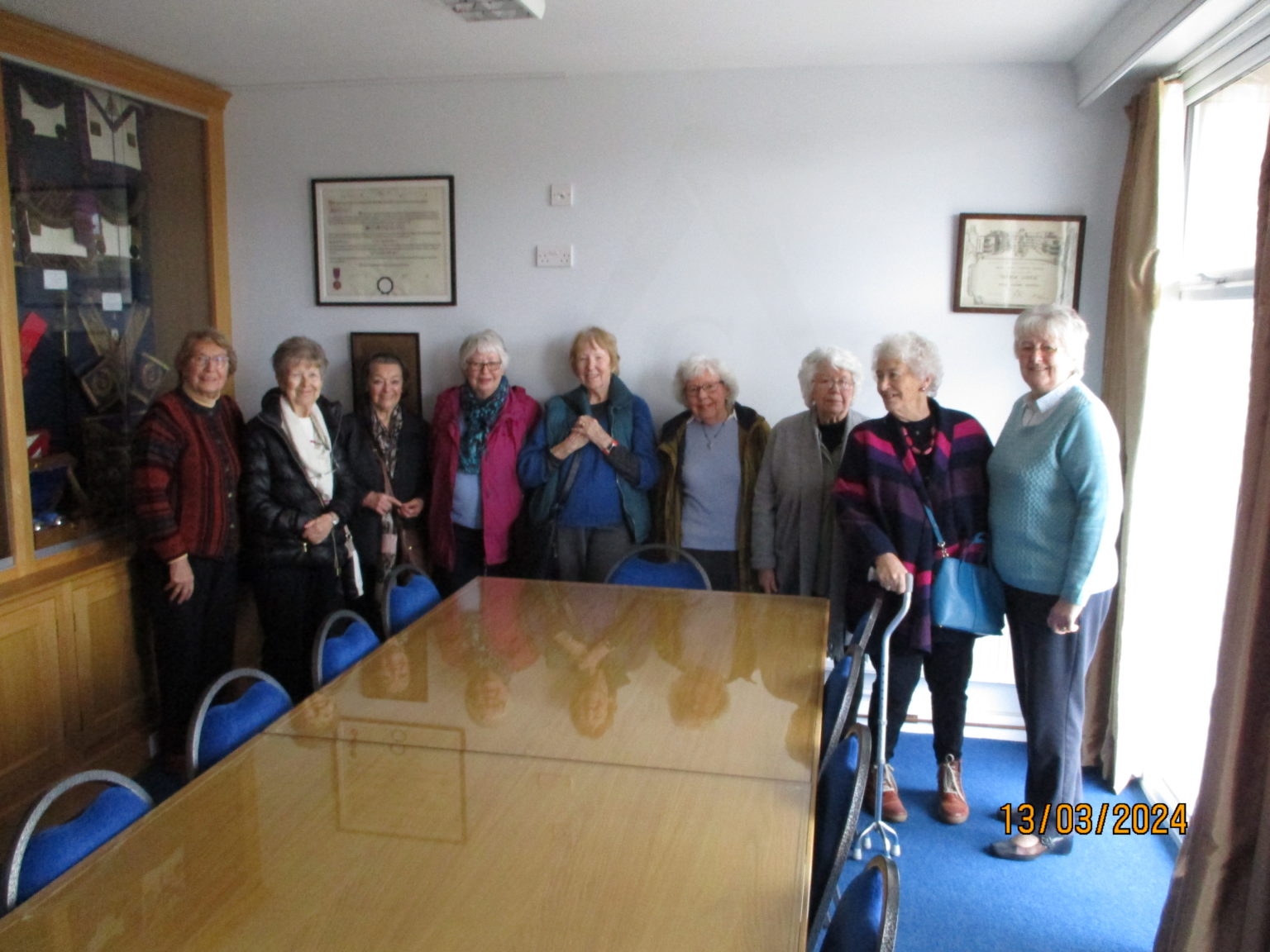 W.I. Visit to Ashlar House - St Edmundsbury Masonic Centre